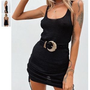 Princess Polly Mya Mini Dress Black, size xs/s